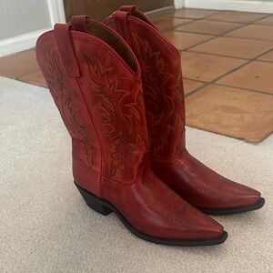 Red Western Cowboy Boots